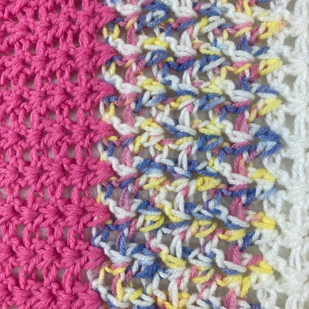 Handmade crocheted blanket